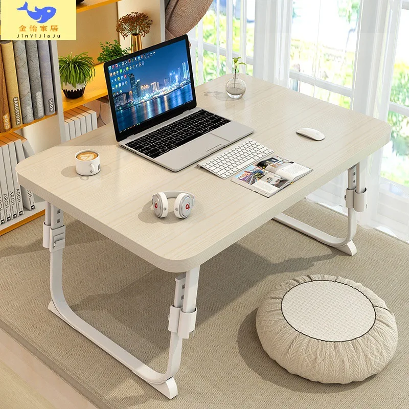 

2022 New Desk Bed Desk Dormitory Foldable Adjustable Small Table Computer Lazy Student Study Bedroom Sitting Bay Window Children