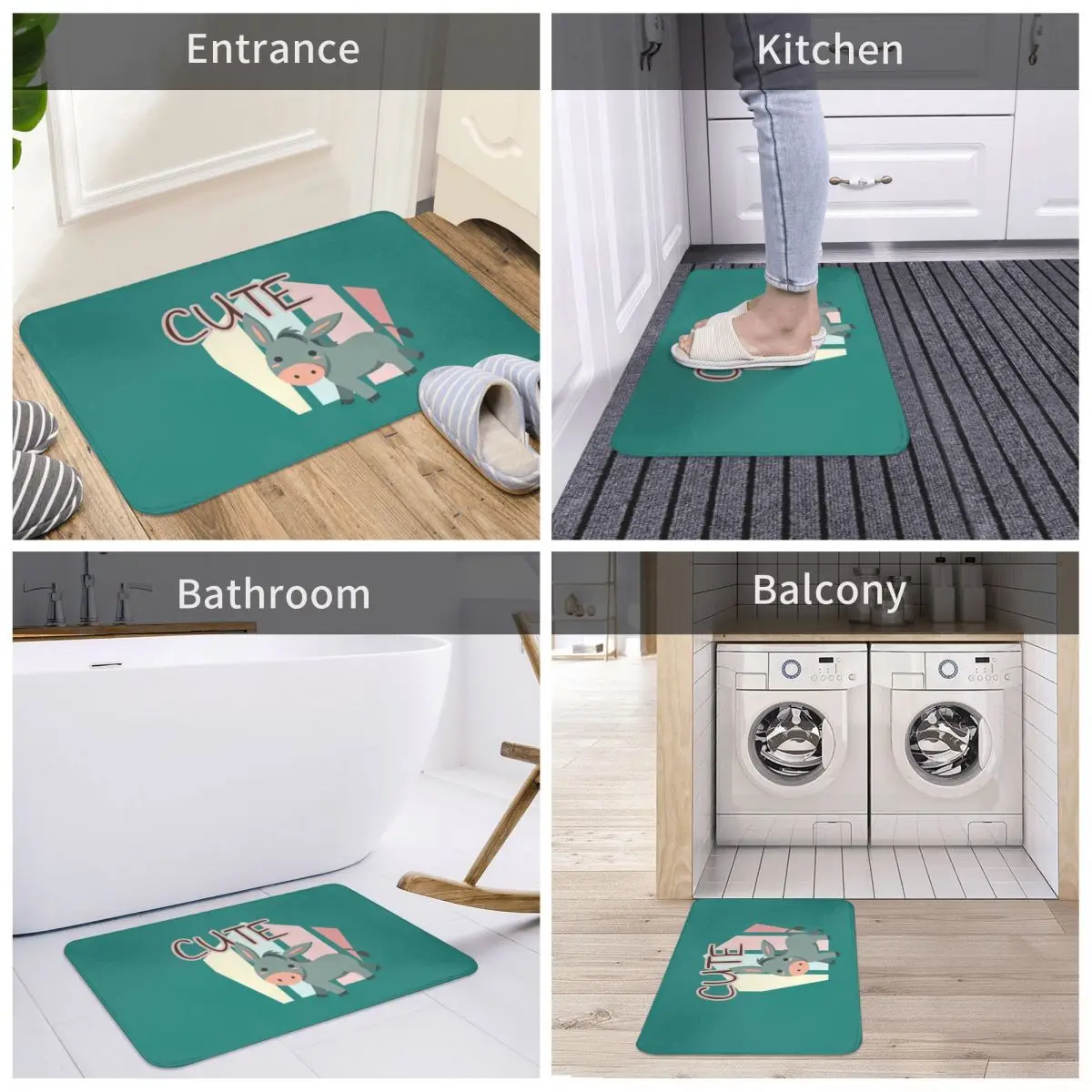

Дверной коврик, милый декоративный 3D ковер с задницей, коврик для ванной, нескользящий прикроватный коврик для входа, гостиной, дома, кухни