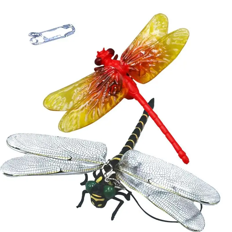 

Dragonfly Ornament PVC Simulation Dragonfly Animal Model Realistic Dragonfly Figurine For Outdoor Garden And Interior Decoration