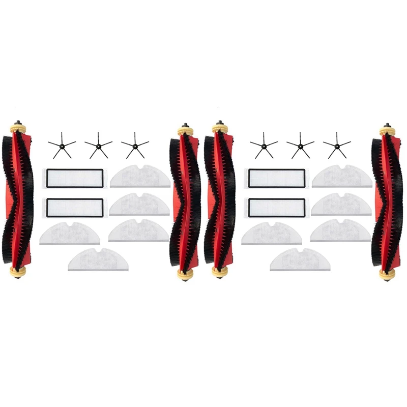 

2Set Replacement Mop Cloths Wheel Main Brush HEPA Filter For Xiaomi Roborock S5 MAX S6 Pure S6 Maxv S4 S5 S50 Parts