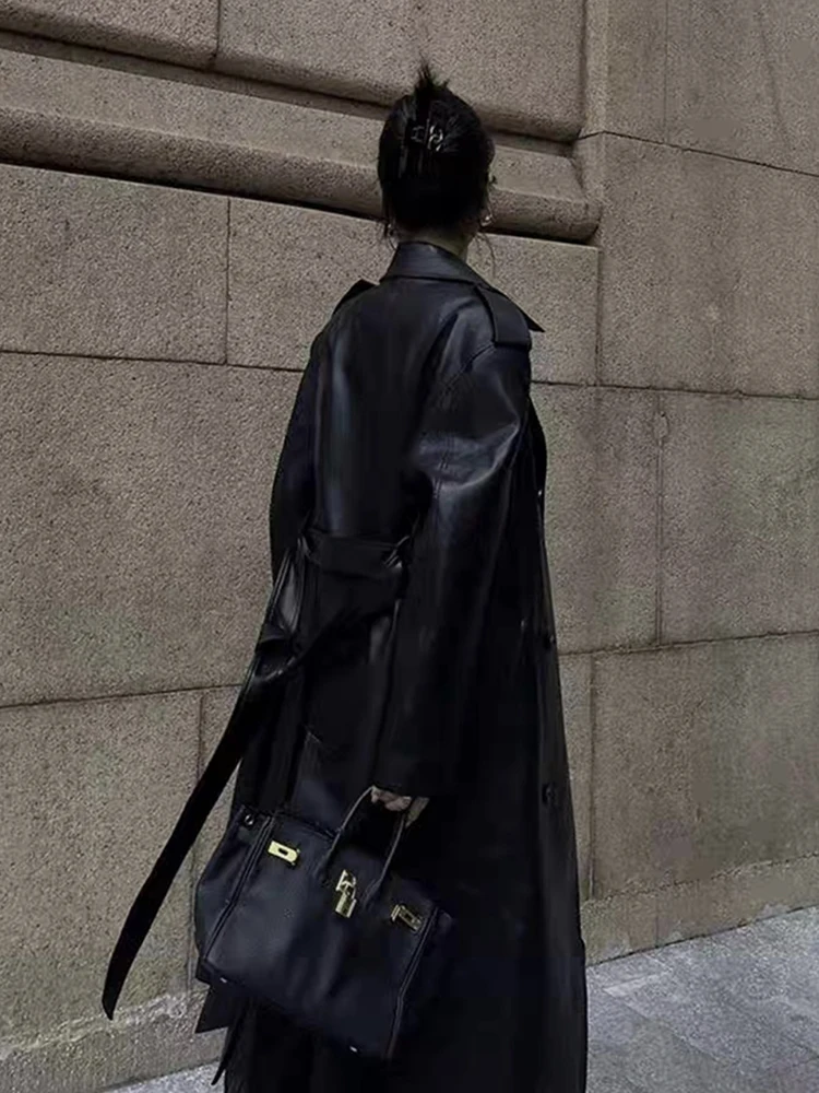 BZVW уличная ветровка женская двубортная куртка с лацканами и поясом со сборкой на