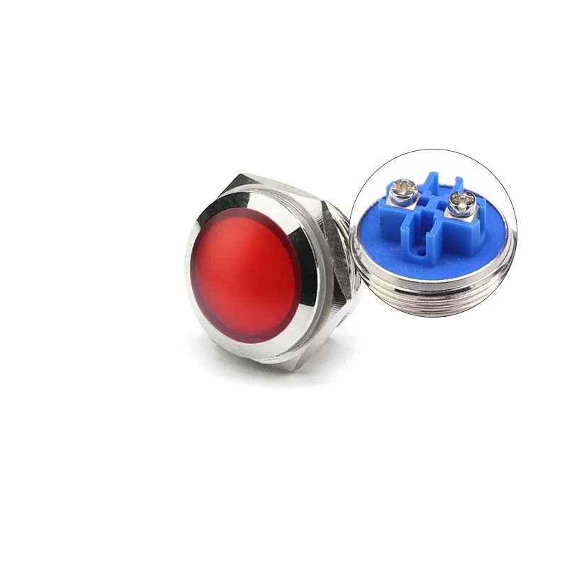 

Металлический светодиодный индикатор WZAZDQ 12/16/19/22 мм