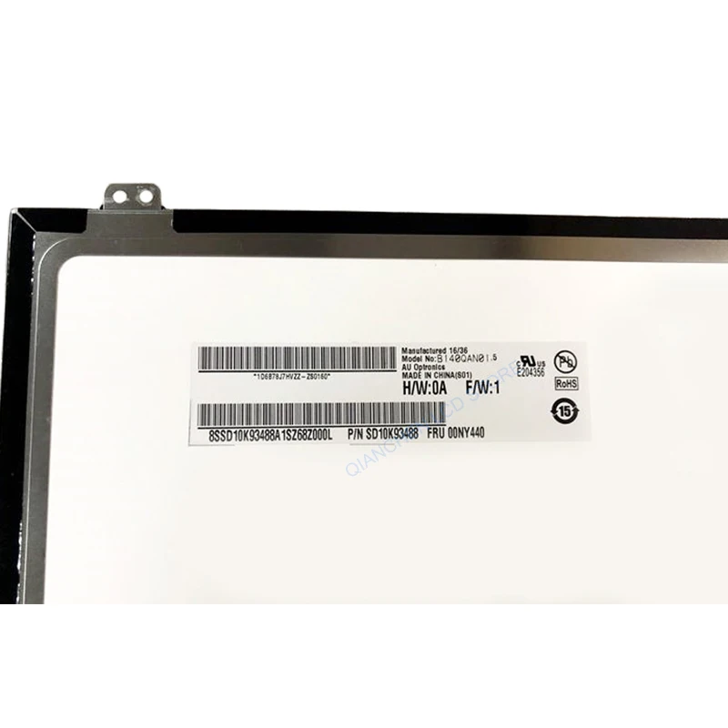 14 0 дюйма Φ SPF2 Fit B140QAN01.5 для Lenovo T460 T460S T470 T470S Upgrade WQHD 2560X1440 ЖК-экран FRU 00NY413