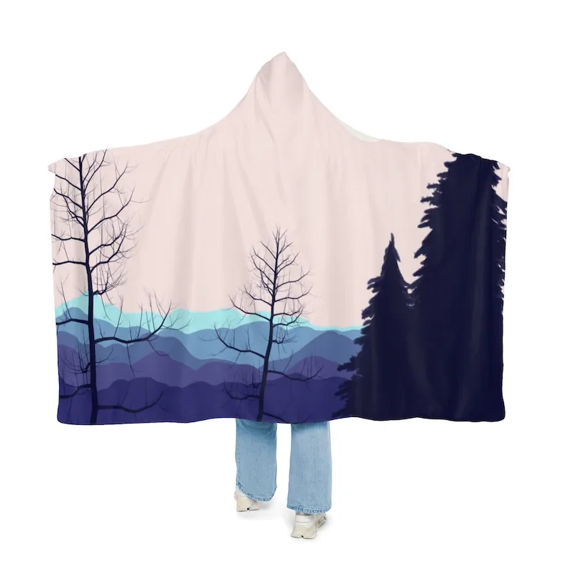 

Blanket Hoodie, Hooded Blanket for Adults and Youth, Sherpa Hood Blanket, Fleece Blanket With Hood