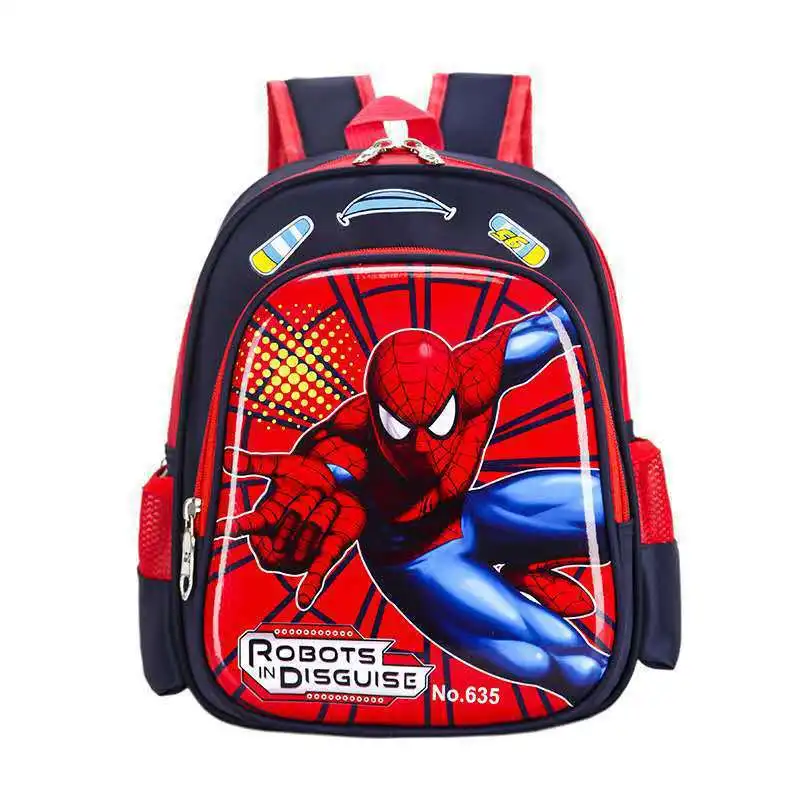 Disney Frozen Kindergarten Bags For Girls Boys Elsa Sofia Spider Man Student Orthopedic Backpack Age 3-8 Kids Gifts Mochilas