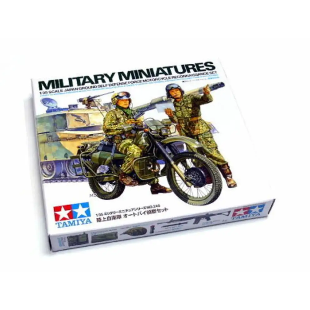 

Модель Tamiya в масштабе 35245, Набор японских мотоциклов JGSDF для разведки