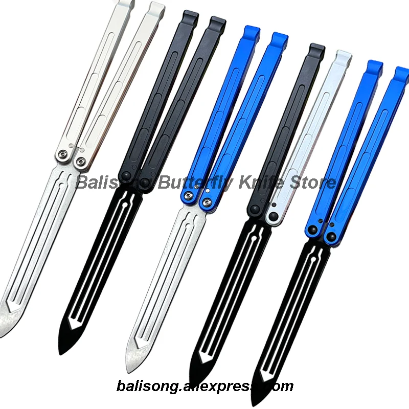 

Тренировочный нож-бабочка Baliplus Balisong bmxium, с алюминиевой ручкой, для тренировок на открытом воздухе, безопасный для повседневного использова...