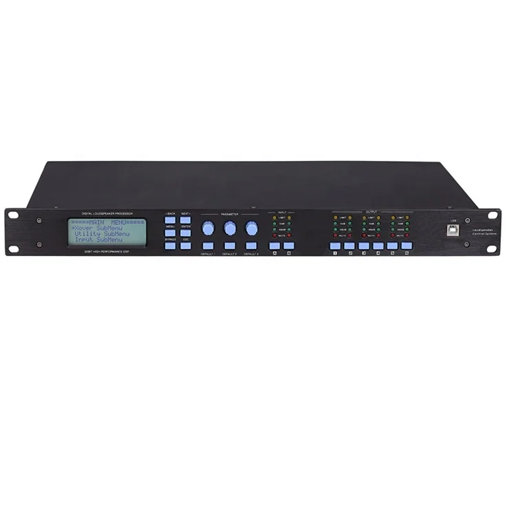 

30 Band Graphic Equalizer Cinow 2022 New Dsp Processor 2inputs 6 Outputs