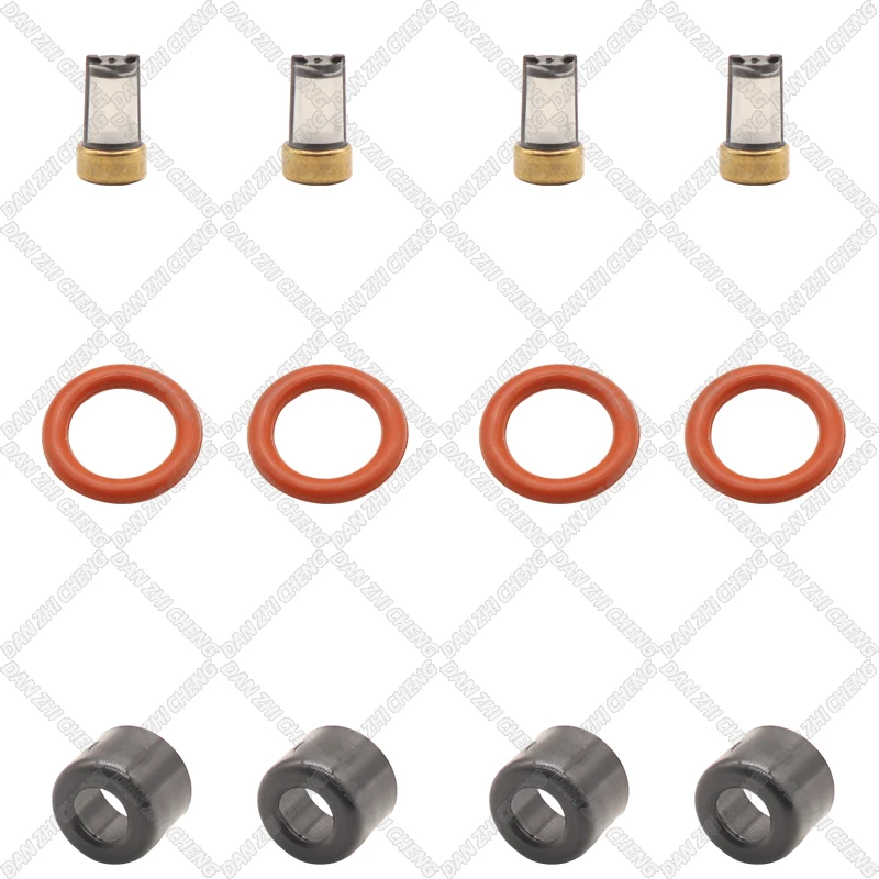 

4 set For 23250-0P030 TOYOTA TACOMA 4RUNNER TUNDRA 4.0L 23209-0P030 Fuel Injector Service Repair Kit Filters Oring Seal Grommets