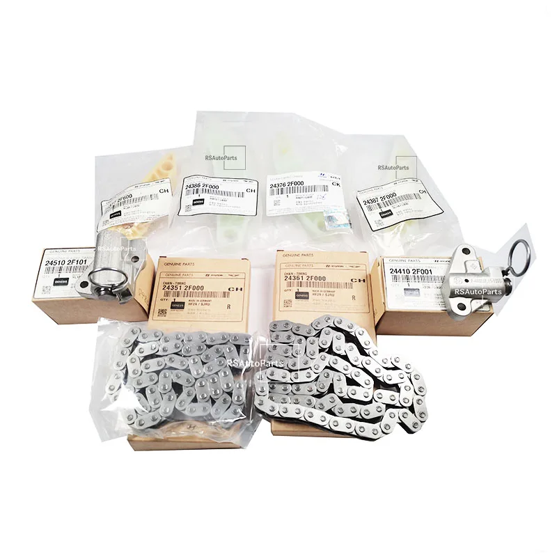 Комплект цепи синхронизации двигателя D4HA 24351-2F000 243512F000 для Hyundai Santa Fe Tucson Kia Carnival