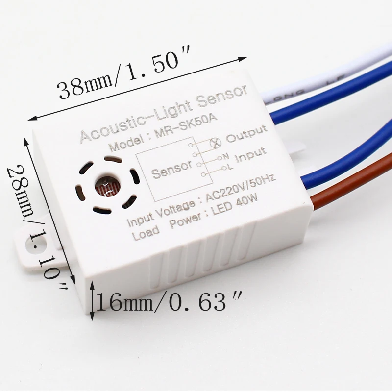 Смарт-детектор MRSK50A для улучшения дома, 220 В, звуковой датчик с голосовым управлением, умный автоматический выключатель, аксессуары