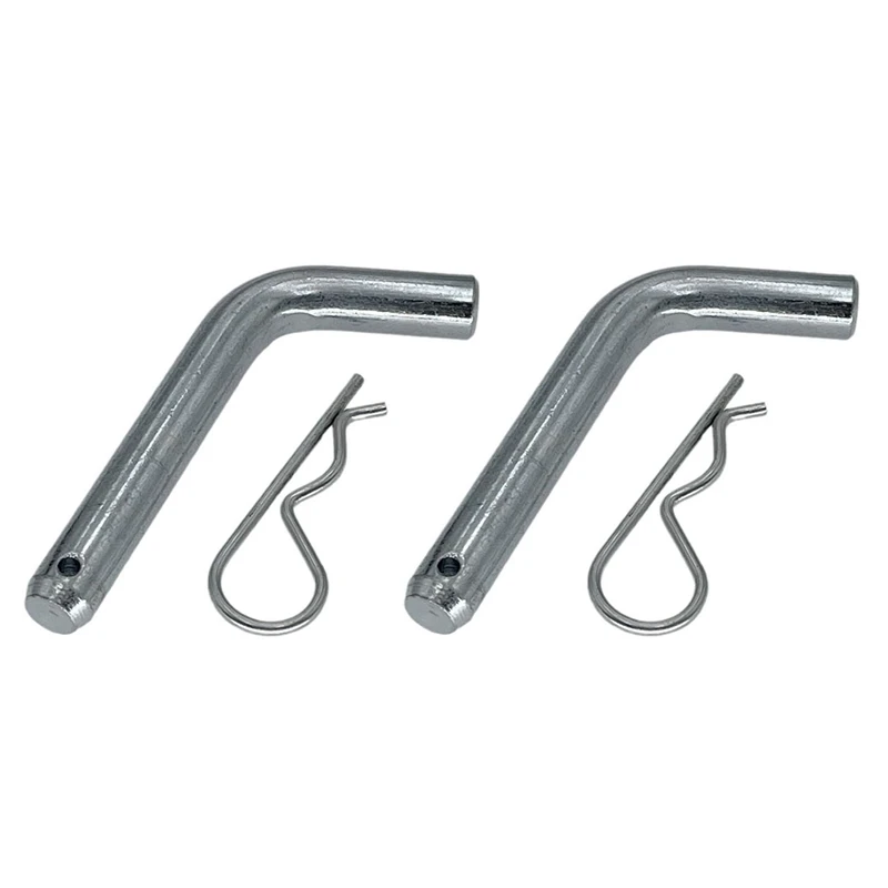 

2X Trailer Hitch Pin And Clip 5/8-Inch Diameter Heavy Duty Trailer Hitch For 2 Inch Diameter Receiver Hitch Ball Mount