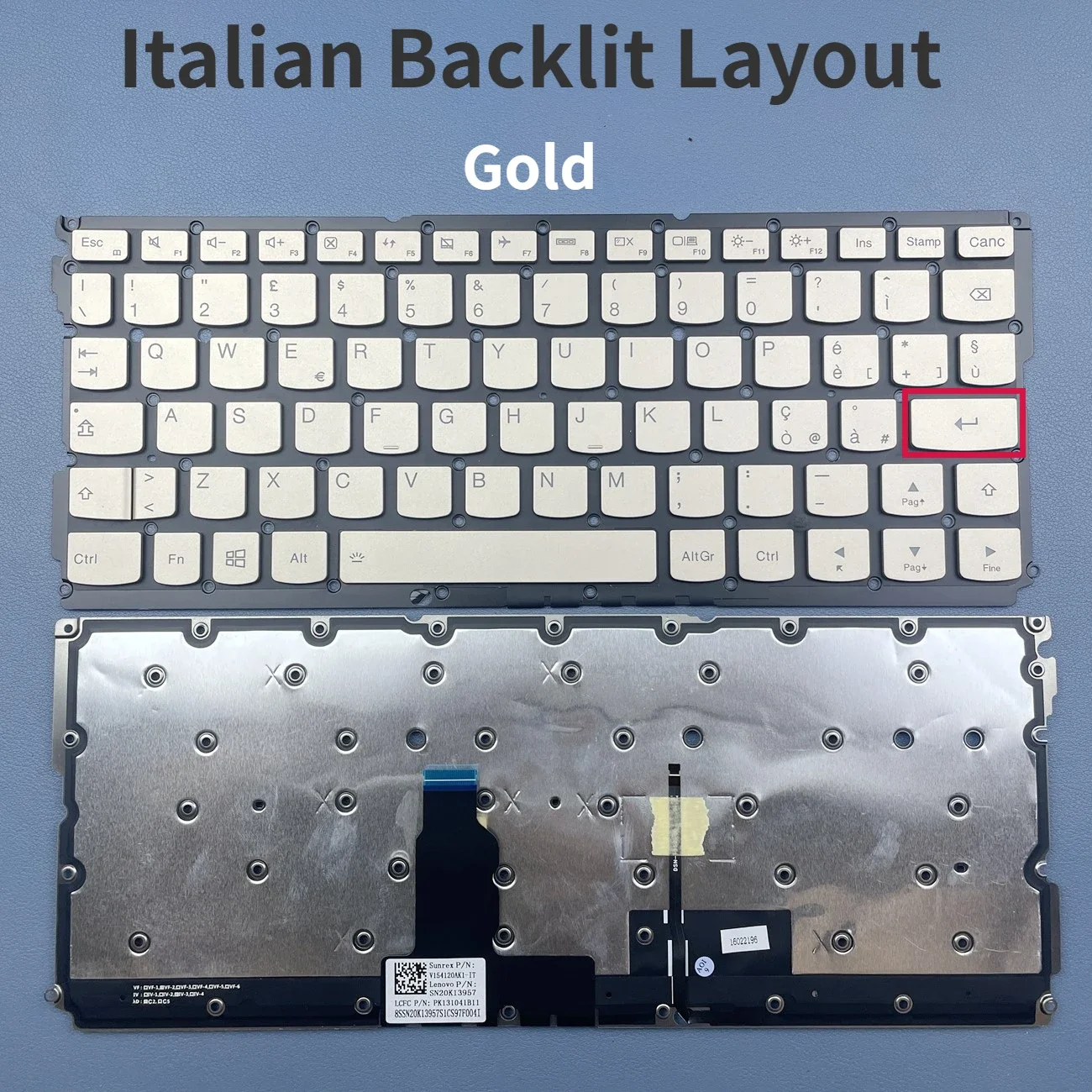 Итальянская клавиатура для ноутбука с подсветкой Lenovo YOGA 900-12 900S-12 Yoga 4S Masim-IT