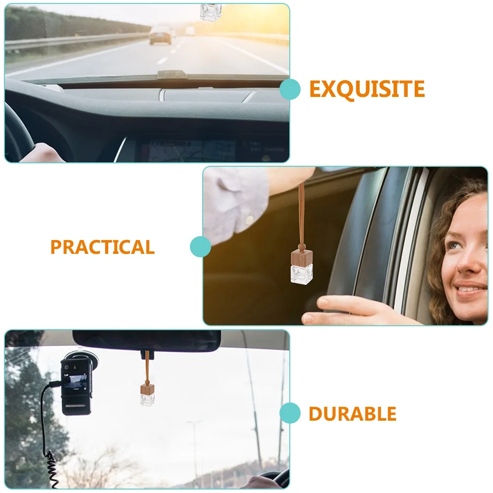 12 шт. подвеска в виде флакона для духов женский освежитель воздуха стеклянные