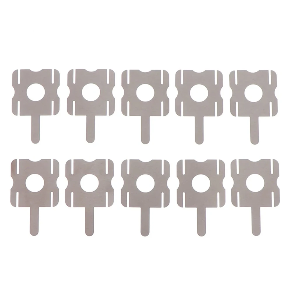 

20Pcs U-shaped Nickel Sheets Spot Weldable T6 4S Lithium Battery Pack Replace Spot Welding Nickel Sheet Power Tools Parts