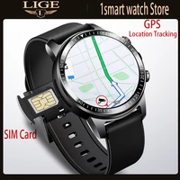 lige smartwatch with gps location tracking sim card wifi bluetooth talking mens womens sport fitness tracker smart watch men