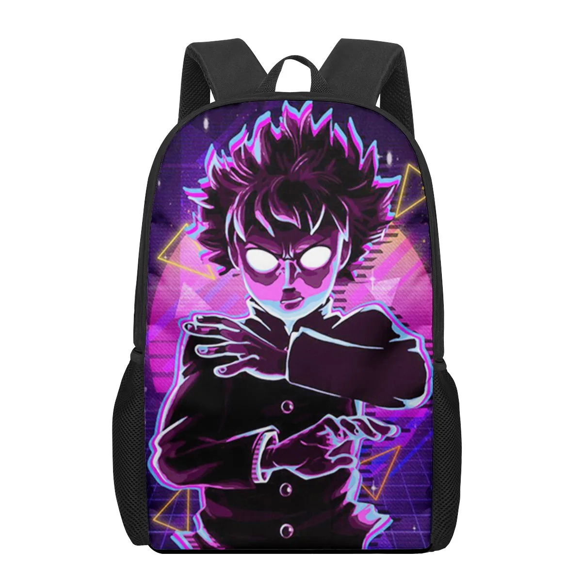 Mob Psycho 100 3D Pattern School Bag for Children Girls Boys Casual Book Bags Kids Backpack Boys Girls Schoolbags Bagpack