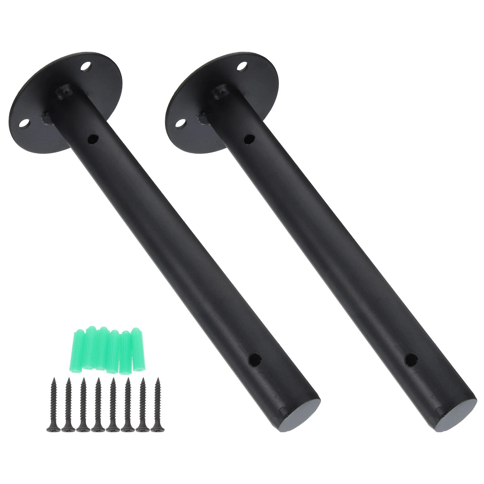 

2 Pcs Metal Shelf Brackets Decorative Shelves Thicken Floating For Heavy Duty Wall Support