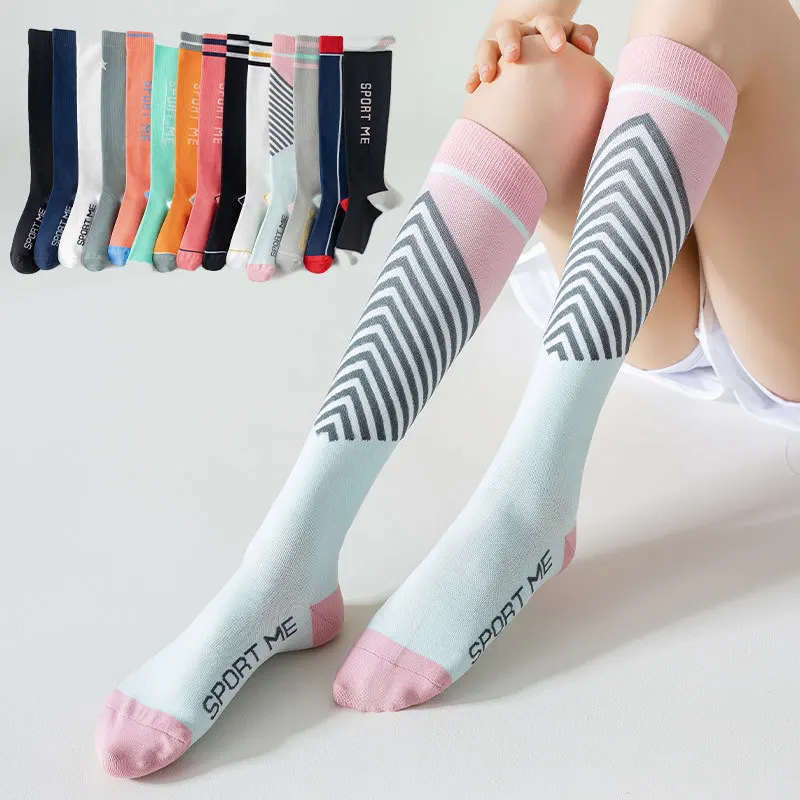 

1 пара, компрессионные носки, чулки, профессиональные носки для фитнеса, бега, мужские, женские, мужские, нейлоновые дышащие, для улицы