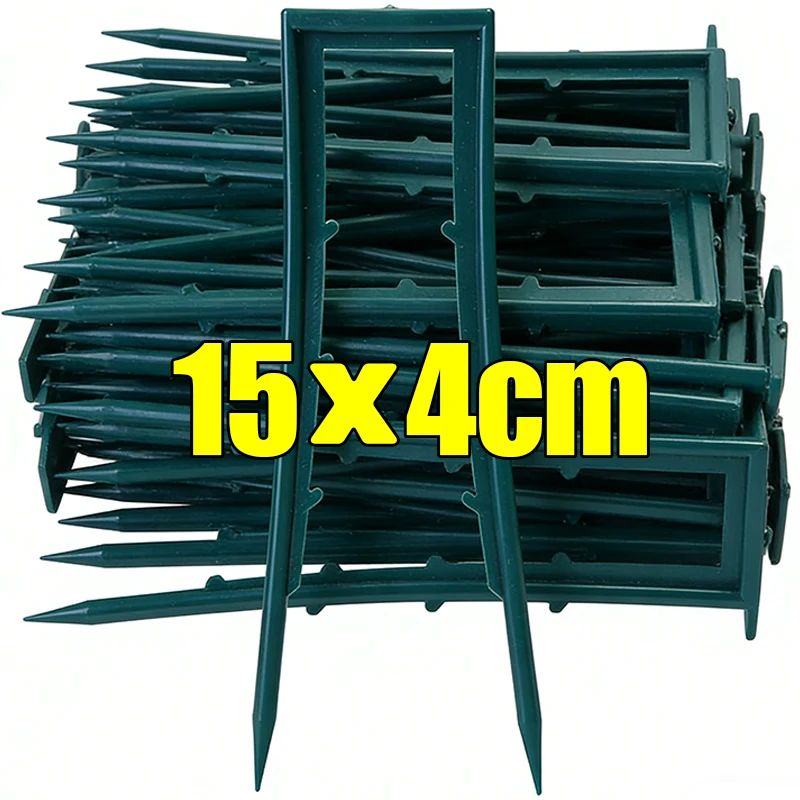 

Пластиковые садовые колышки U-образные зеленые и черные