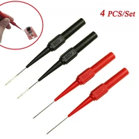 4 pcs 30v diagnostic tools multimeter test lead extention back piercing needle tip probes autotools automotive auto kit machine
