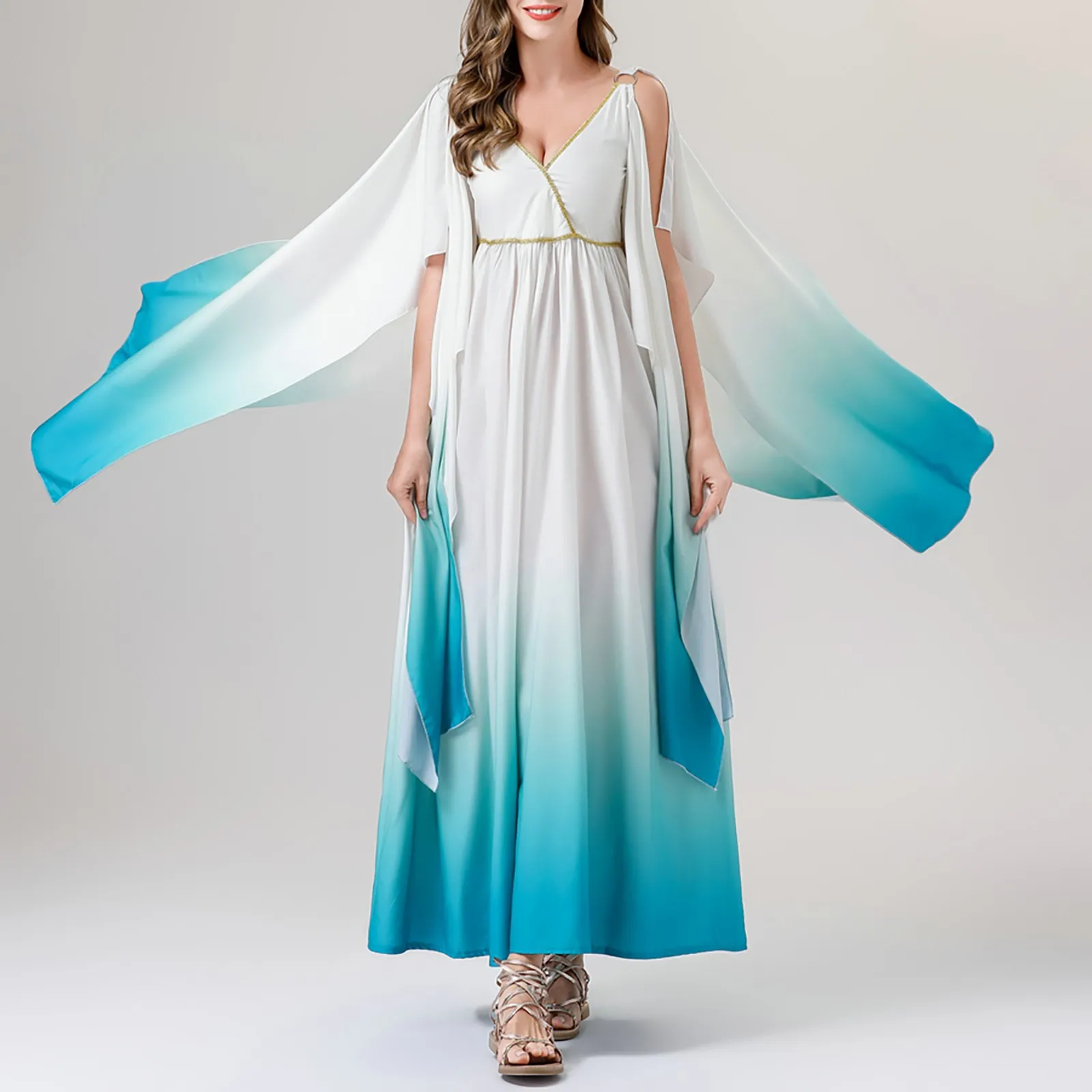 Платье греческой богини женское длинное платье для косплея костюм Хэллоуина