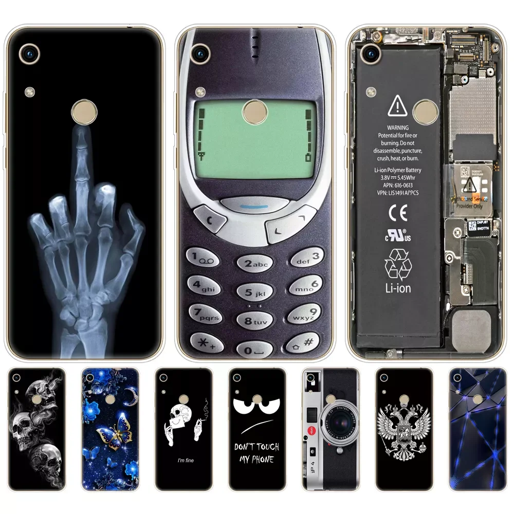 

for Honor 8A Case For Huawei Honor 8A prime Case Silicon TPU Cute Back Case On Huawei Honor 8A JAT-LX1 Cover mobile phone bag
