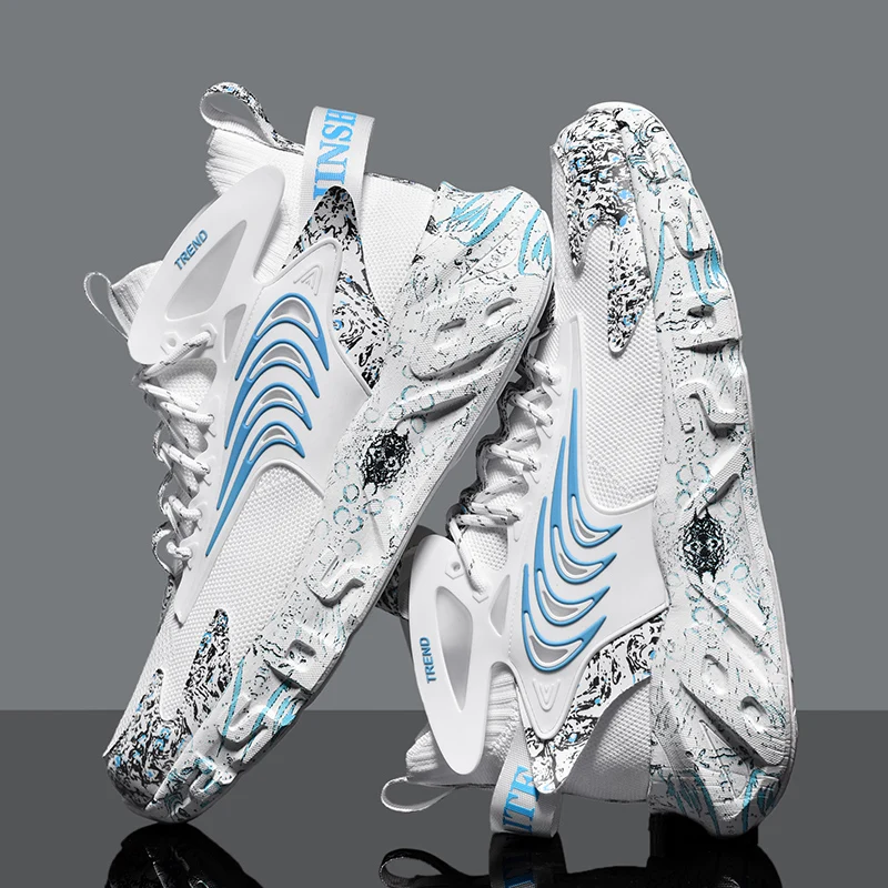 New Men's Running Shoes Lightweight Sports Shoes Summer Breathable Mesh Outdoor Sports Fashion Casual Shoes Basketball Shoes