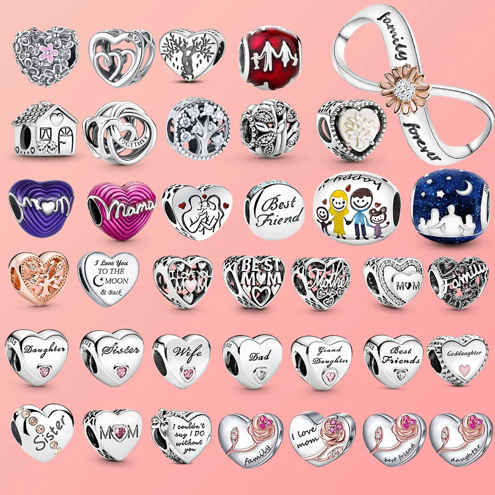 Коллекция 2022 года семейная серия искусственная Серебряная божья коровка клевер