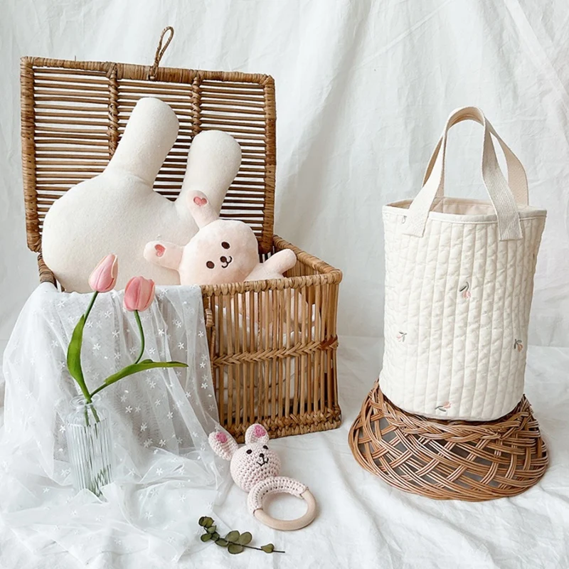 Органайзер для детской кроватки сумки хранения хлопковая кровать подгузников