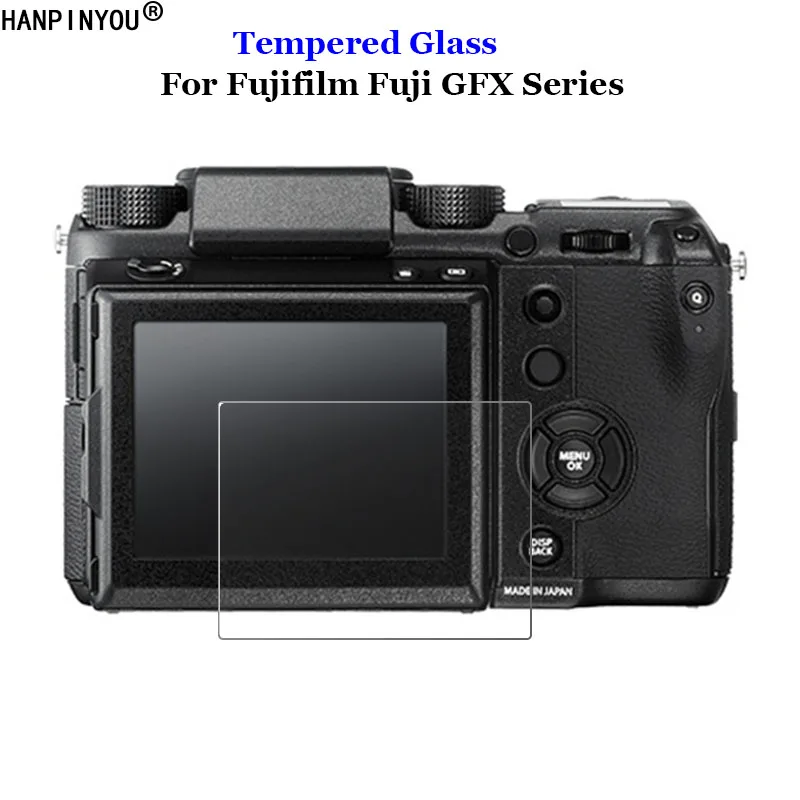 For Fujifilm Fuji GFX 50S 100 100S 50R GFX50S II GFX50R GFX100S Tempered Glass 9H 2.5D Camera LCD Screen Protector Film Guard