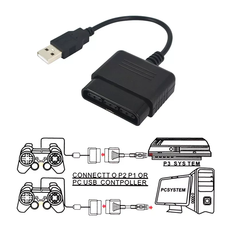 

Адаптер для игрового контроллера PlayStation 2 3, USB PS2 на PS3