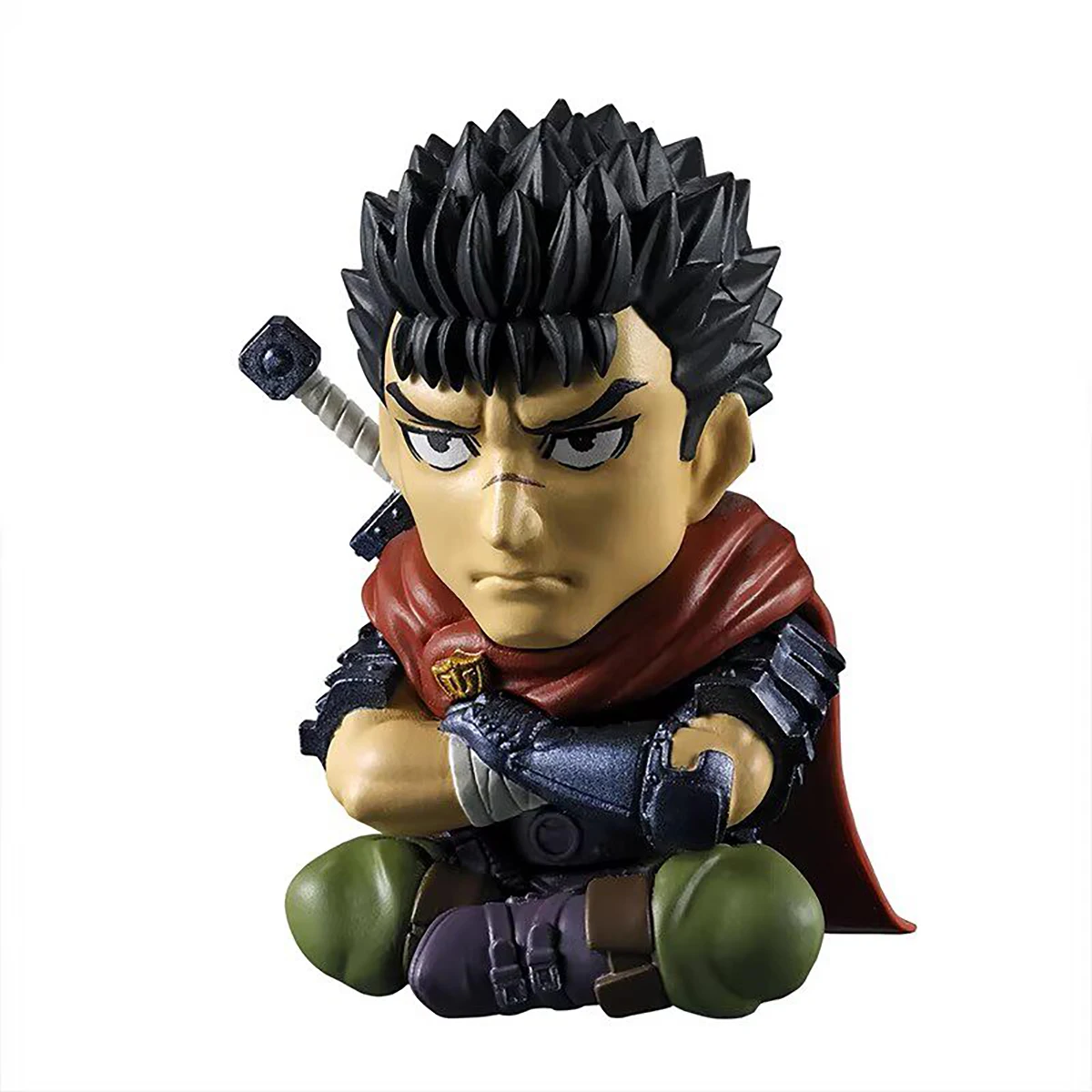 Фото Оригинальная коллекционная фигурка BANDAI Gashapon Machibouke Series Berserk The Golden Age Arc: Гатс, Гриффит, Бехелит. Аниме-модель. №2