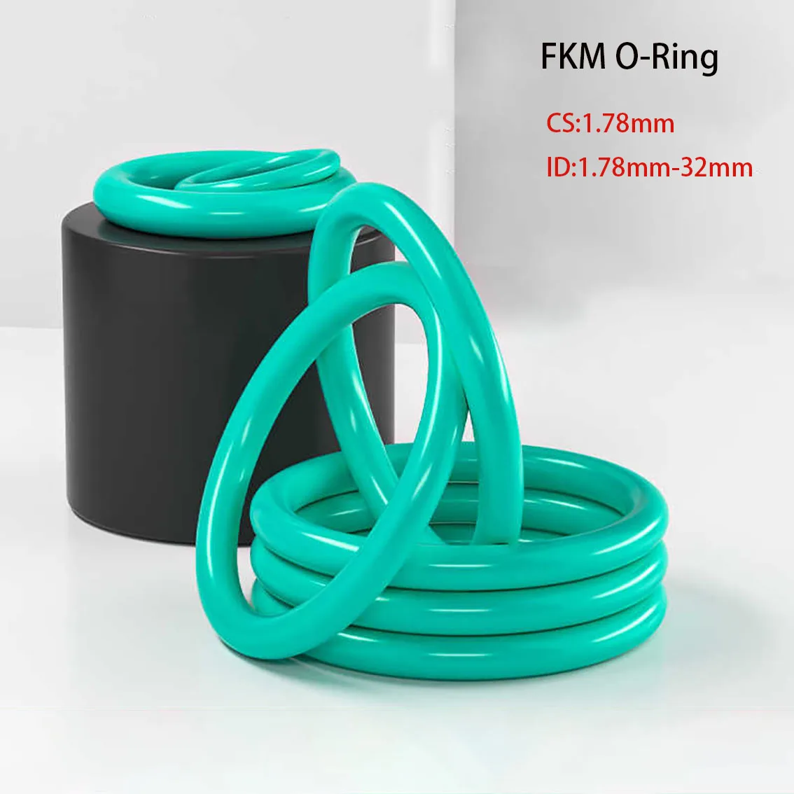 

CS 1,78 мм зеленое/коричневое уплотнительное кольцо из фторкаучука ID 1,78 мм-32 мм уплотнительные кольца FKM уплотнительная прокладка маслостойкая кислото-щелоченая стойкость