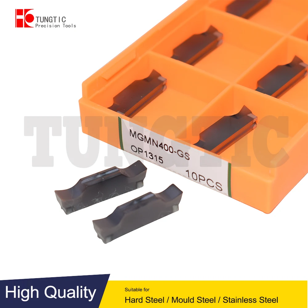 

MGMN400-GS OP1315 Carbide Insert CNC Insert Lathe Cutting Tool Machining Metal Turning Tools Grooving Inserts MGMN 400-GS