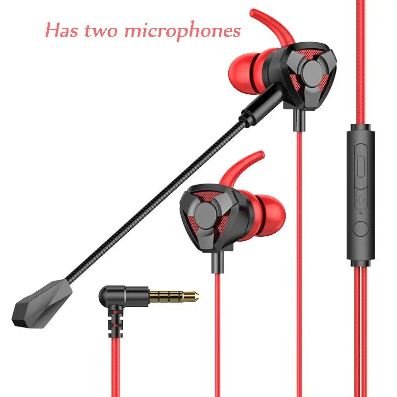 

Wired Headset Wire-controlled In-ear Gaming Headset Lightweight Headphone for Game Accessories