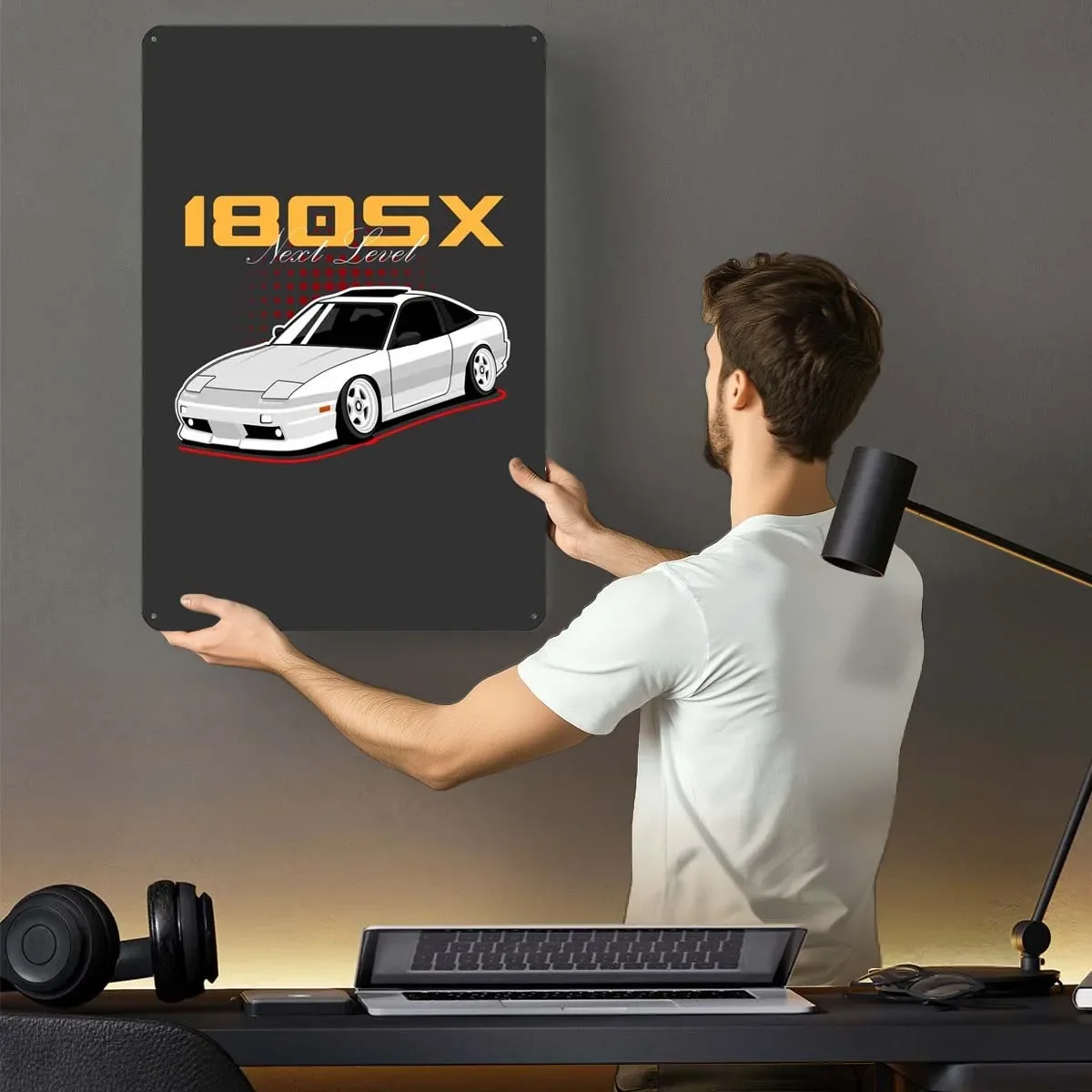 Металлическая вывеска 180sx S13 Jdm