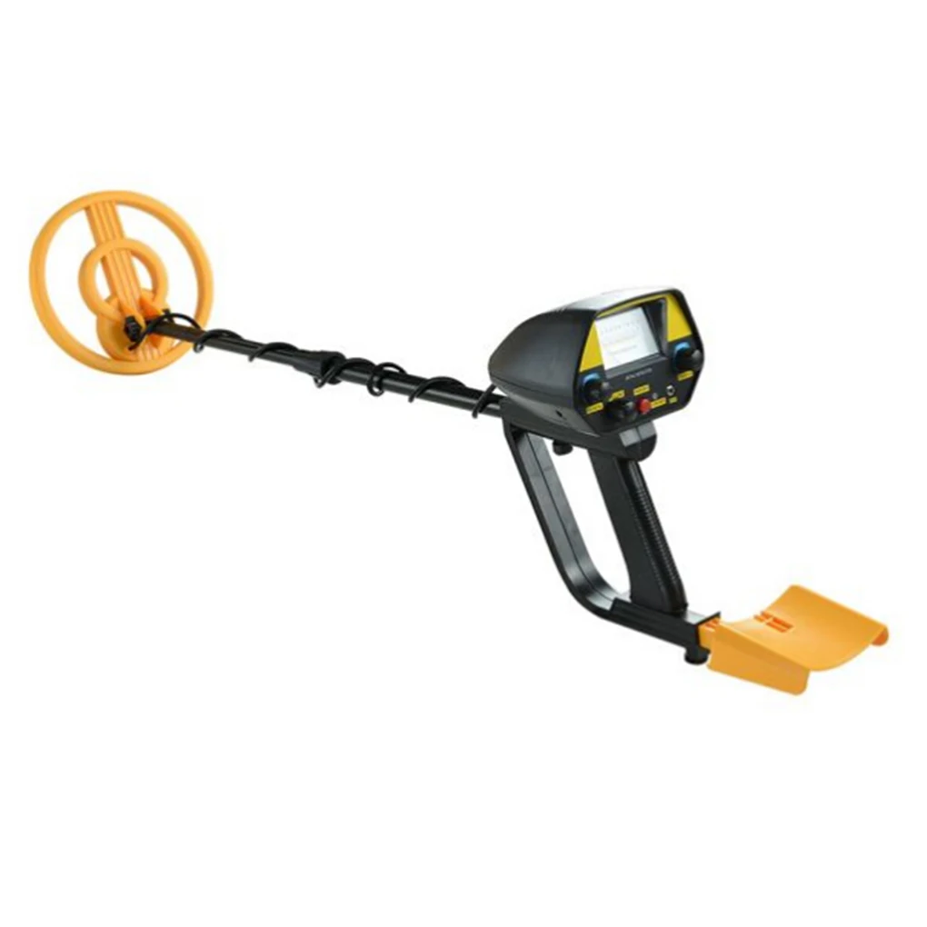 

Metal Detector Waterproof Treasure Finder Adjustable Shaft Pinpoint Treasure Searching Tool with Headphone Jack