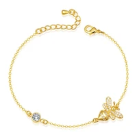 fashion bracelet female simple design little bee bracelet creative mori girlfriends jewelry