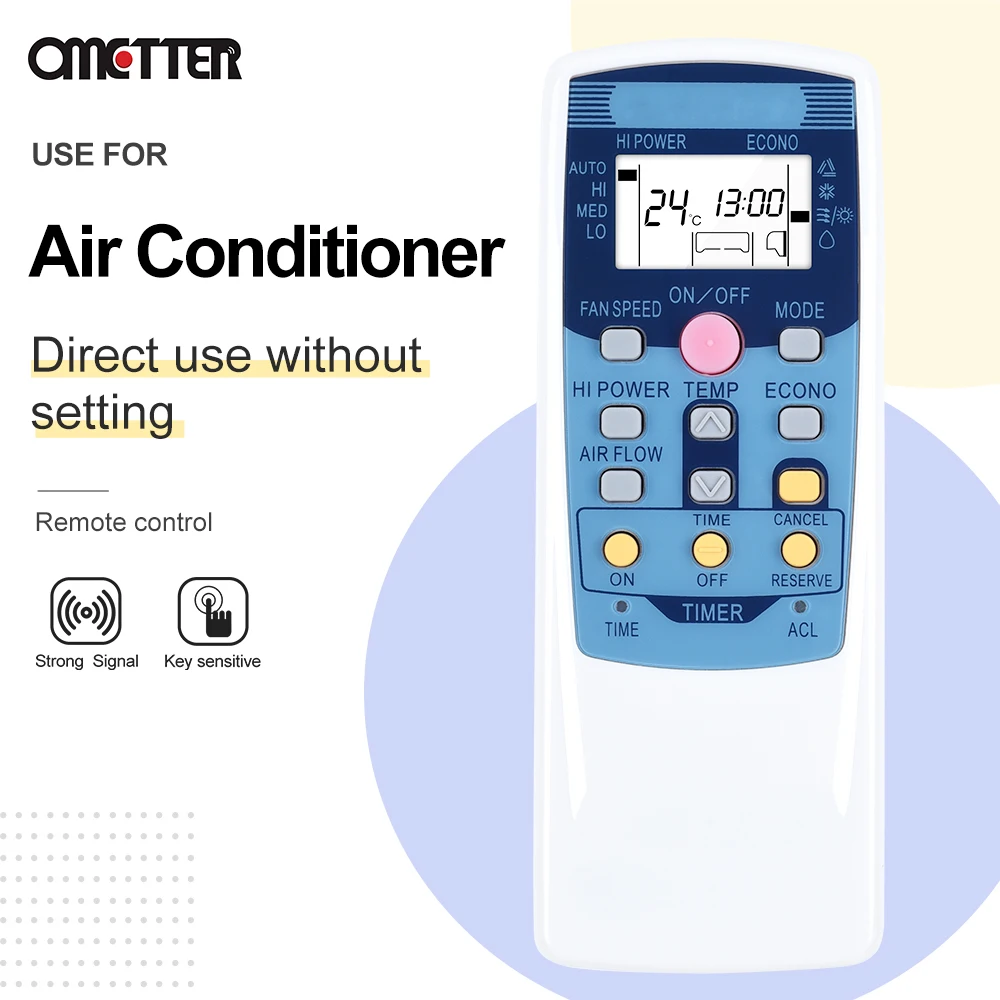 

For MITSUBISHI Air Conditioner Remote Control RKT502A420 Parts