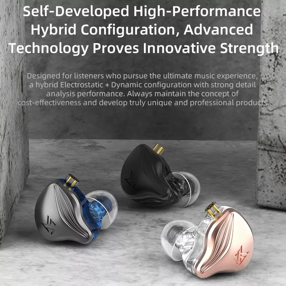 

Dynamic Drive Hybrid HIFI Bass Earbud Headphones Noice Cancelling Sport Gaming Headset Wired In-Ear Earphone 3.5mm