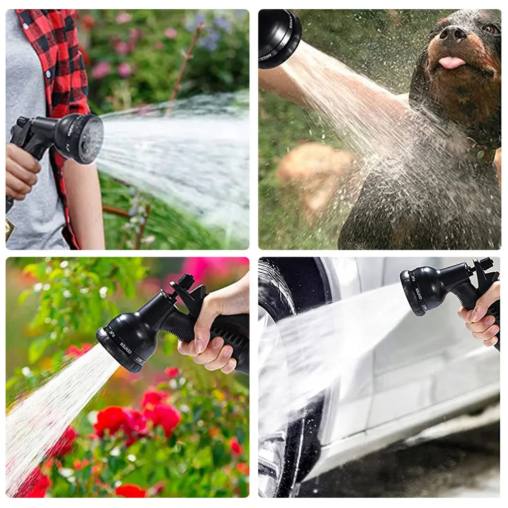 Расширяемый Двойной Металлический Соединитель Садовый Шланг Катушка Высокого