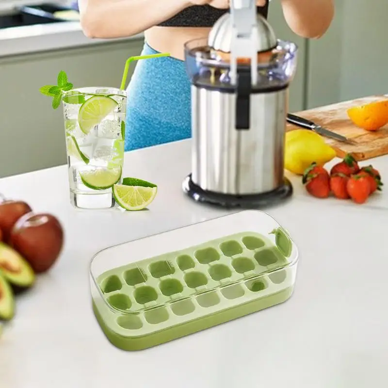 Поднос для льда многоразовый легко отжимаемый без прикосновения 21 шт.