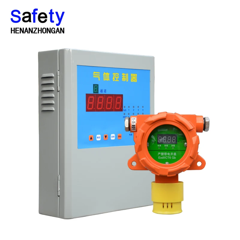 VOC/volatile organic compounds infrared gas detector, explosion-proof fixed gas a-l-a-r-m with infrared remote control enlarge