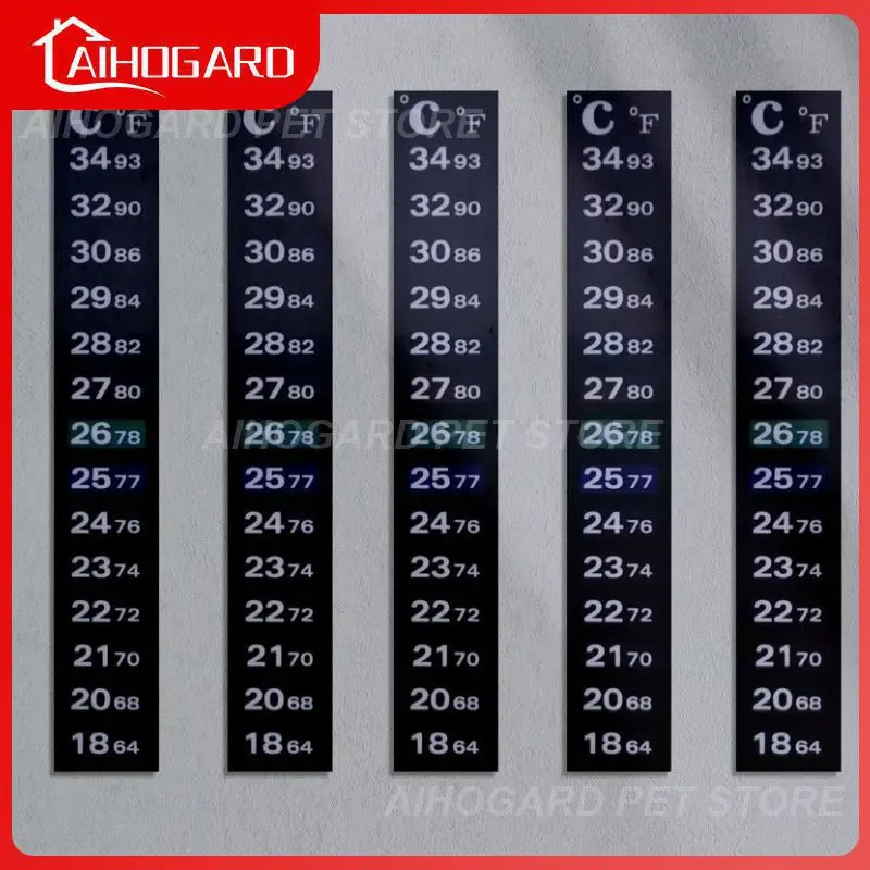 

Цифровой термометр для аквариума с контролем температуры, 1 шт., наклейки для измерения температуры, наклейки для аквариума, холодильника, прочный