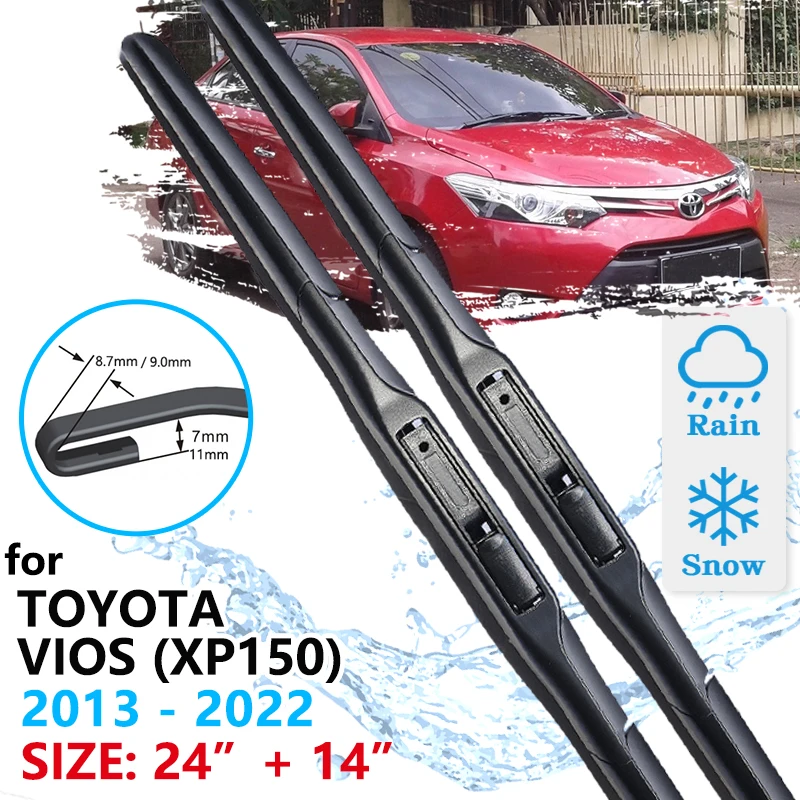 

Car Front Wiper Blade For Toyota Vois XP150 ATIV 2013~2022 Windscreen Windshield Windows Accessories 2021 2020 2019 2018 2017