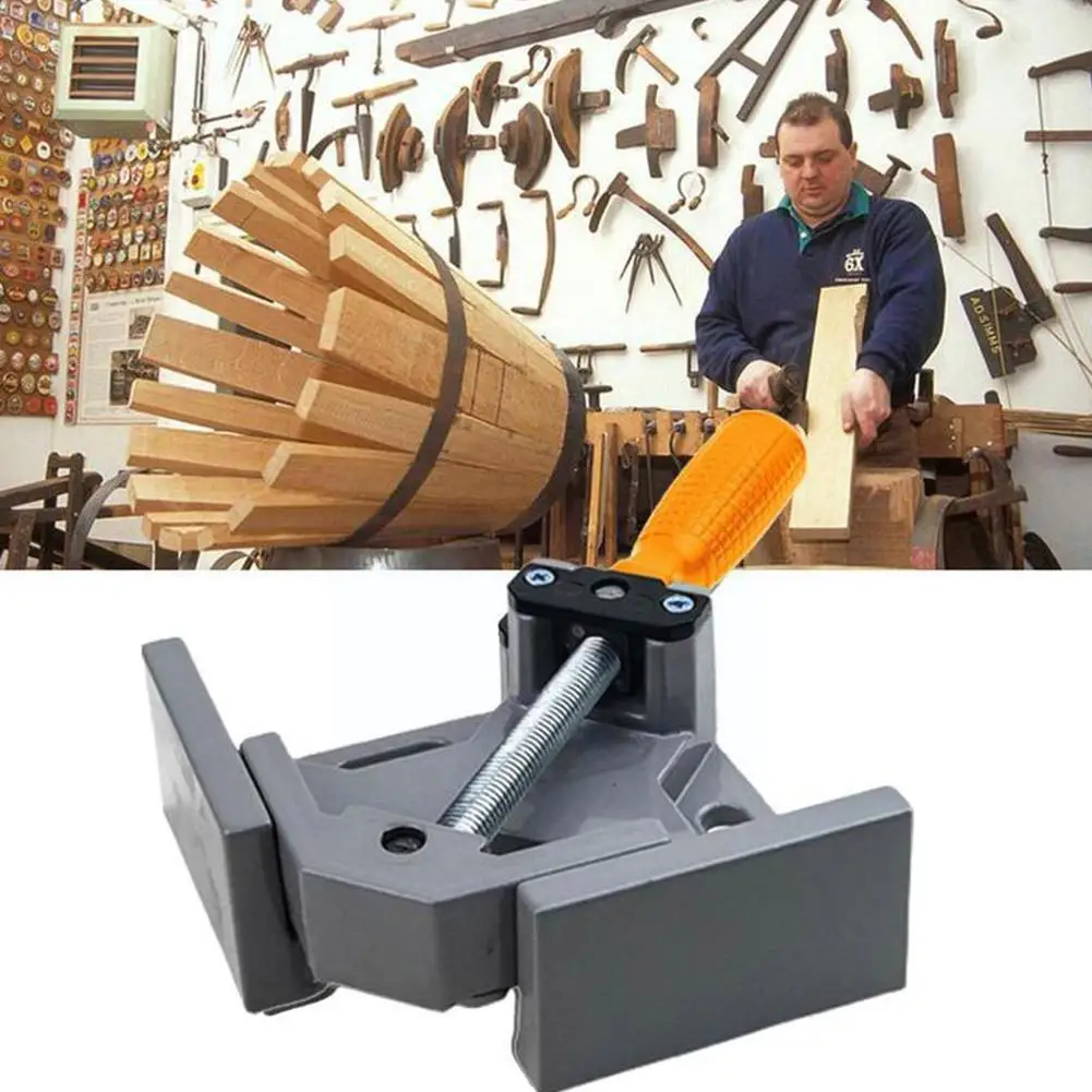 

90 Degree Angle Welding Corner Right Angle Fixing Clip Clamp Holder Woodworking Photo Frame Glass Clamp Hand Tool For Furni M3s6