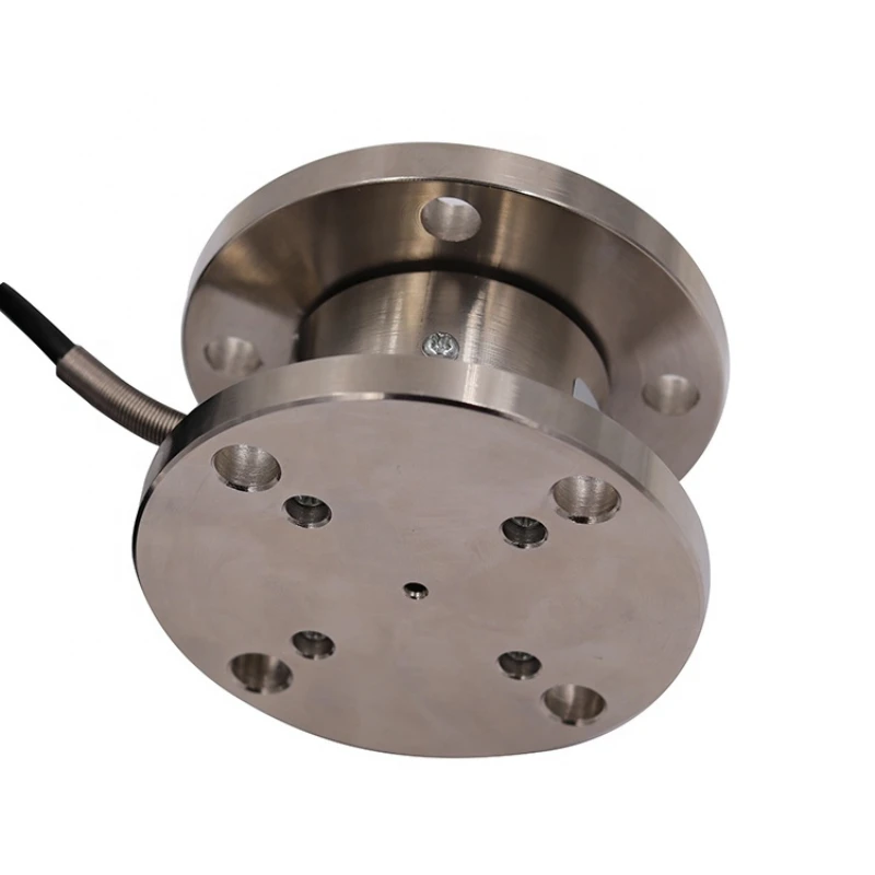 

two ended flange structure static torque sensor with Aviation Plug