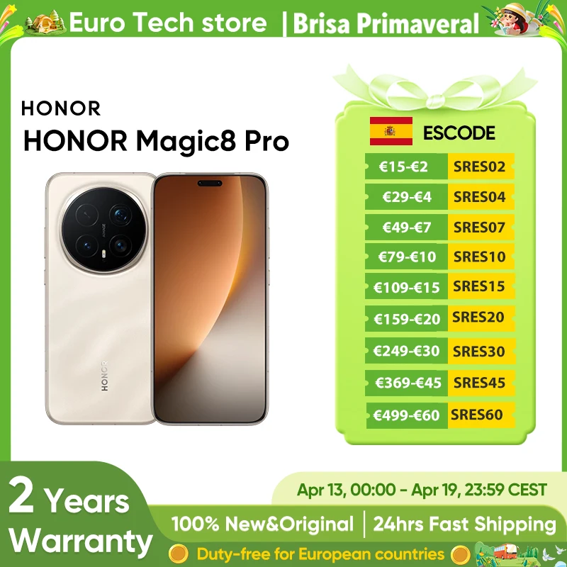 EU Version HONOR Magic 8 Pro 5G Smartphone Snapdragon 8 Elite Gen 5 200MP AIMAGE 6270mAh 100W 6.71
