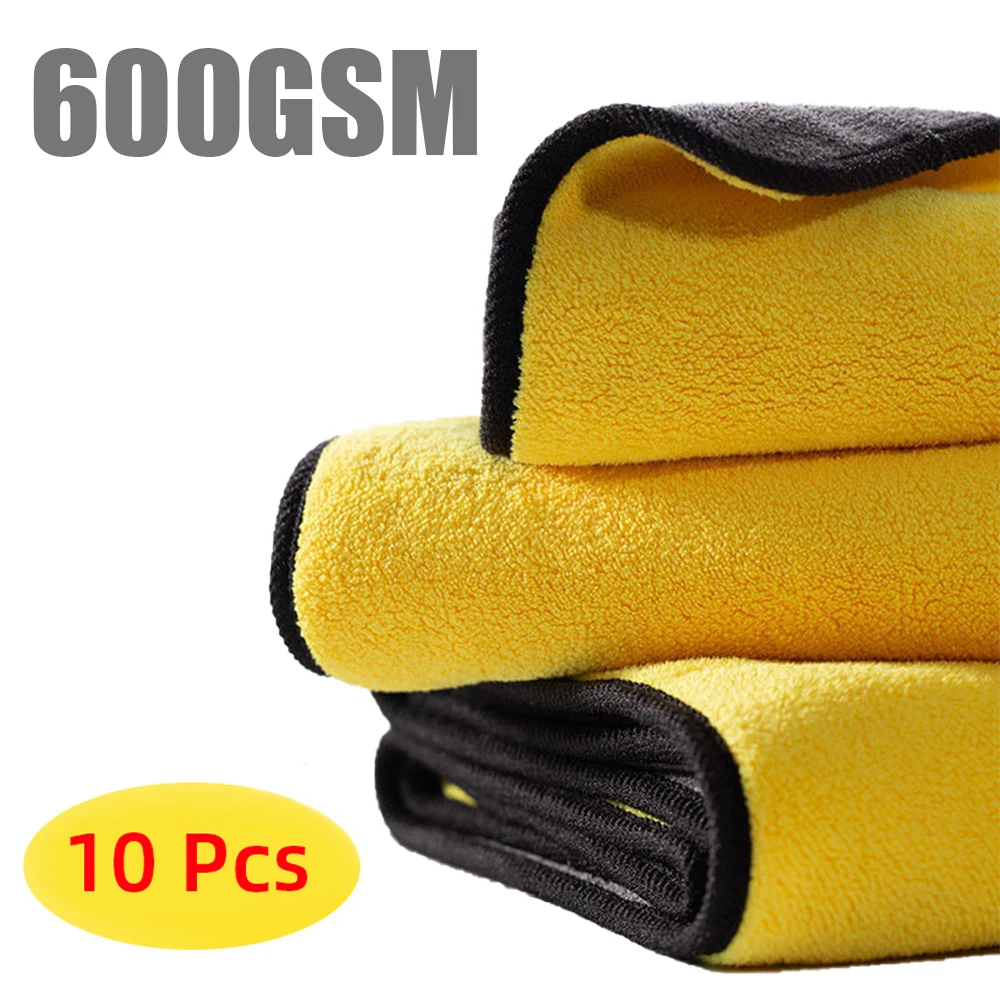 

Тряпка из микрофибры для автомобиля, 600 г/см, для уборки автомобиля